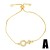 occidental style retro trend bracelet woman ins samll brief diamond geometry love braceletbrj