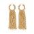  Bohemia wind handmade beads earrings  long style ethnic style tassel earring