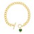 occidental style fashionins love personalityO buckle Peach heart zircon high chain bracelet womanbrj