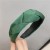Cloth twisted Headband retro pure color Headband Korean style trend color weave head buckle