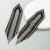 ins wind long style fully-jewelled tassel personality earring creative