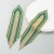 ins wind long style fully-jewelled tassel personality earring creative