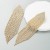 ins wind long style fully-jewelled tassel personality earring creative