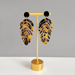 occidental style Bohemia long color multilayer splice cartoon Leaf leaf ear st..