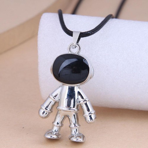 fashion concise black rope personality necklace