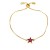 star Five-pointed star bracelet woman  occidental style fashion brief diamond zircon braceletbrh