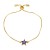 star Five-pointed star bracelet woman  occidental style fashion brief diamond zircon braceletbrh