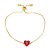love zircon bracelet woman  occidental styleins samll high brief heart-shaped braceletbrh