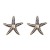 fashion trend summer day wind Alloy enamel starfish earrings woman occidental style exaggerating ear stud