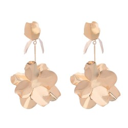 fashion occidental style palace retro multilayer Alloy flowers earrings woman ..