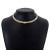 occidental style necklace  wind claw chain row diamond geometry elegant chain temperament creative fash