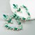 ins wind  Alloy diamond Rhinestone creative love fully-jewelled earrings trend Earring