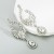  fashionins wind  Alloy embed colorful diamond creative geometry earring fashion high earrings high