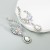  fashionins wind  Alloy embed colorful diamond creative geometry earring fashion high earrings high