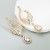  fashionins wind  Alloy embed colorful diamond creative geometry earring fashion high earrings high