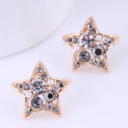 Fashion sweet ol simple circle pearl temperament Earrings