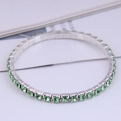 Fashionable and simple single row diamond personalized women Bracelet