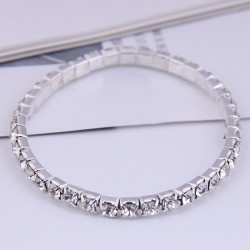 Fashionable and simple single row diamond personalized women Bracelet