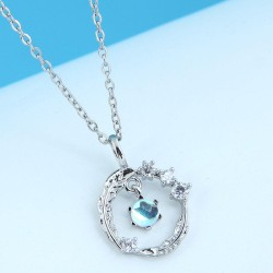 fashion sweetOL concise leaf personality woman necklace