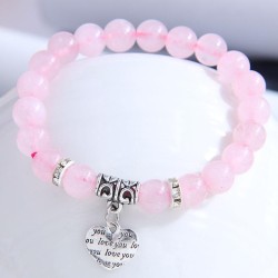 occidental style fashion Metal love color crystal temperament bracelet