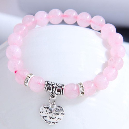 occidental style fashion Metal love color crystal temperament bracelet