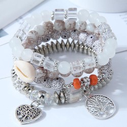 occidental style trend  concise Metal Peach heart Life tree all-Purpose person..