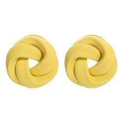 ins wind textured Metal earrings  Modeling buttons ear stud multicolor Earring..