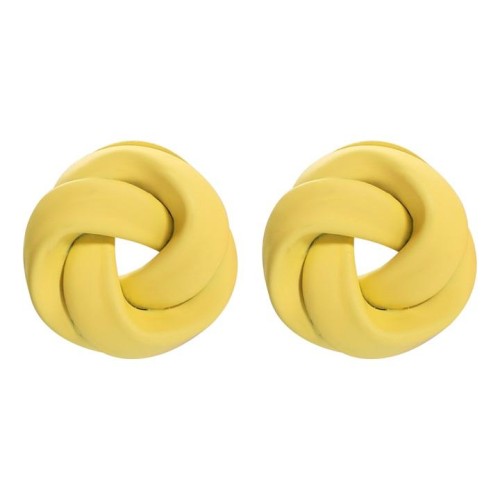 ins wind textured Metal earrings  Modeling buttons ear stud multicolor Earring new
