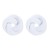 ins wind textured Metal earrings  Modeling buttons ear stud multicolor Earring new