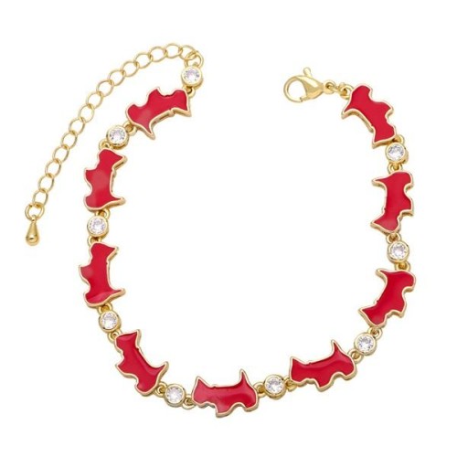 occidental style personality lovely sweet cat bracelet Bohemian style color enamel animalbrf