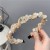  leaf Pearl twining zircon bow Headband samll wind high Korean style woman