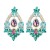occidental style big earrings brief drop diamond ear stud women fashion trend earrings Earring