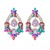 occidental style big earrings brief drop diamond ear stud women fashion trend earrings Earring