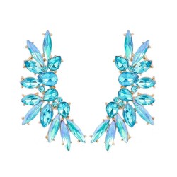 occidental style exaggerating earrings wings shape brief fashion style ear stu..