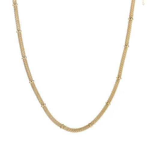 occidental style fashion samll titanium steel necklace  brief temperament all-Purpose color necklace