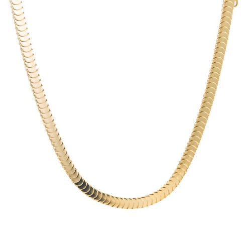  occidental styleI wind titanium steel clavicle chain gold necklace fashion gold wind color necklace