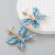 occidental style fashion samll Alloy enamel butterfly earrings trend temperament super earrings Earring