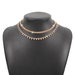 occidental style temperament geometry claw chain multilayer  elegant super Str..