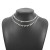 occidental style temperament geometry claw chain multilayer  elegant super Street Snap short style chain woman