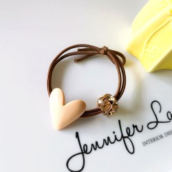 Korean style woman diamond rope geometry watch-face head elasticity head rope