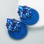 occidental style wind fashion trend geometry diamond glass diamond elasticity weave earrings exaggerating Earring