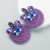 occidental style fashion personality geometry Alloy diamond glass diamond elasticity weave high earrings Earring
