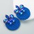 occidental style fashion personality geometry Alloy diamond glass diamond elasticity weave high earrings Earring