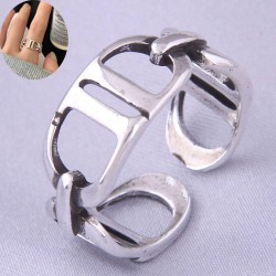 J2395 Korea big new style fashion personality samll retro concise DoubleD pers..