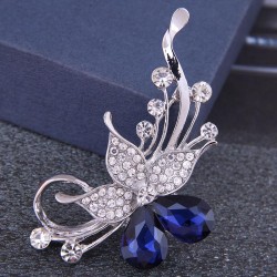 Korean fashion concise bright butterfly elegant temperament lady brooch