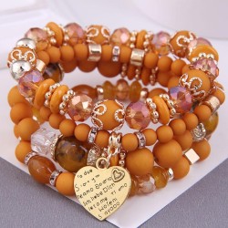 occidental style trend  Bohemia noble wind mash up Metal Peach heart temperame..