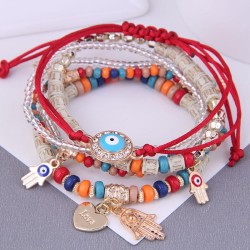 occidental style trend  fashion all-Purpose eyes eyes personality beads lady t..
