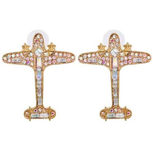 creative personality exaggerating woman ear stud brief all-Purpose diamond earrings