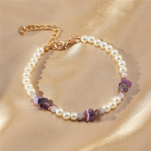 creative Pearl bracelet girl student occidental style wind temperament girl student bracelet