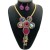 occidental style tassel necklace glass aluminum handmade sweater chain set